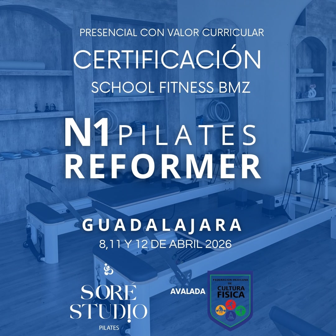 N1 PILATES REFORMER NIVEL BÁSICO-INTERMEDIO EN GUADALAJARA.